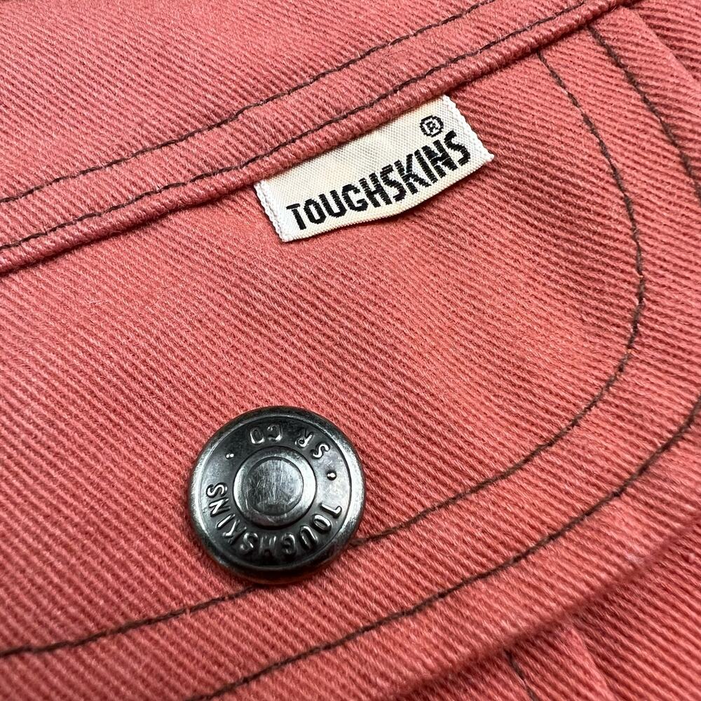 Sears Boy's Toughskins Salmon Pants Set Outfit Jacket Slacks Size 10/12 Slim VTG - Picture 14 of 14